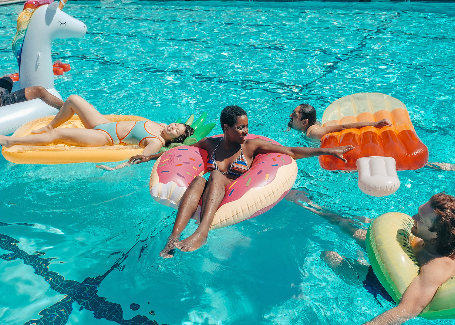 Flotteur ananas - grands flotteurs de piscine gonflables pour la piscine  188x79 cm