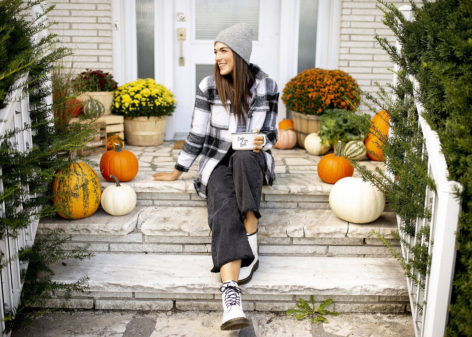 On adore le look automnal cozy de Maman Caféine et voici comment le copier