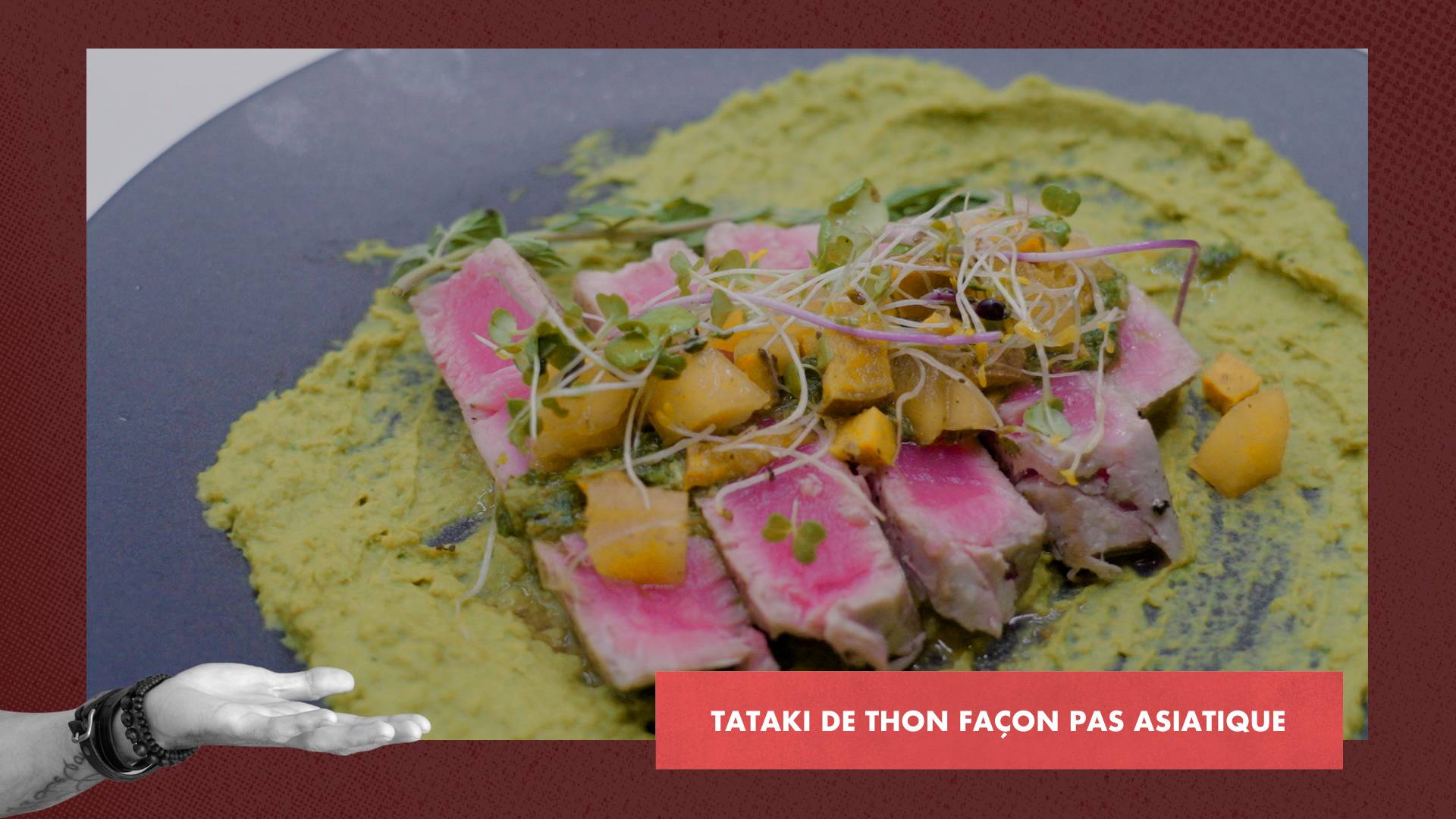 Tataki de thon façon pas asiatique