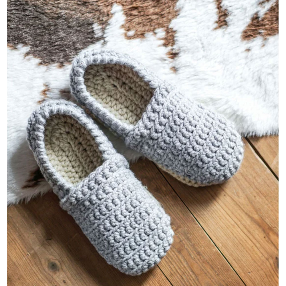 pantoufles tricot