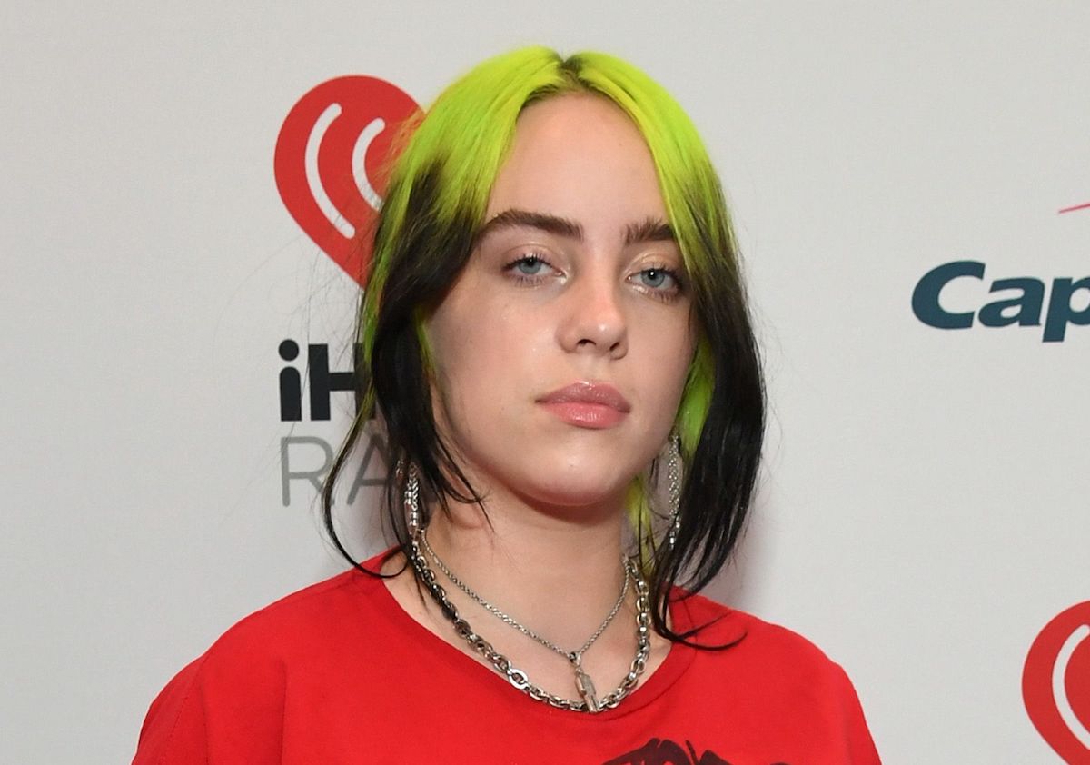 BURBANK, CALIFORNIA - JANUARY 28: (EDITORIAL USE ONLY) In this image released on January 28, Billie Eilish attends the 2021 iHeartRadio ALTer EGO Presented by Capital One stream on LiveXLive.com and broadcast on iHeartRadio’s Alternative and Rock stations nationwide on January 28, 2021. (Photo by Kevin Mazur/Getty Images for iHeartMedia)