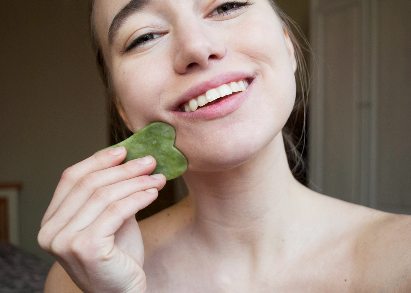 Massage visage Gua sha