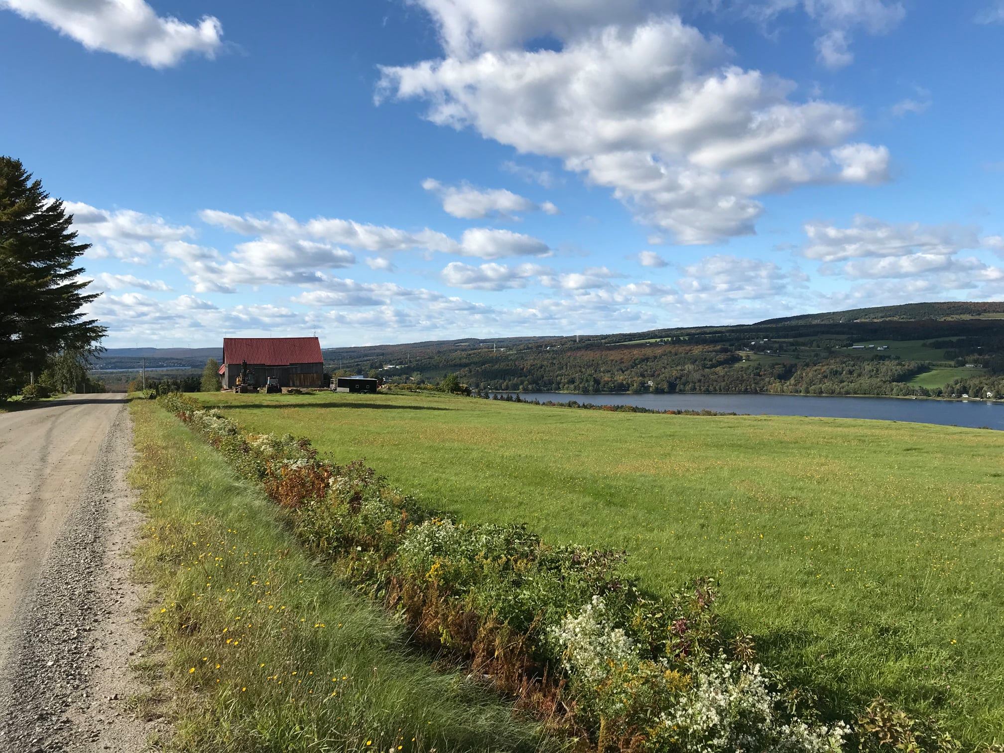 paysage sur le chemin du mini-compostelle