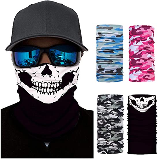 masque avec bouche de squelette