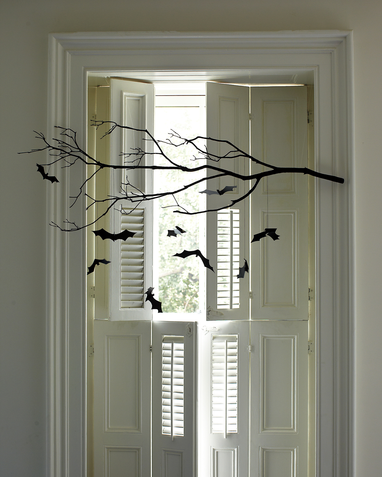 Branche noire Halloween DIY