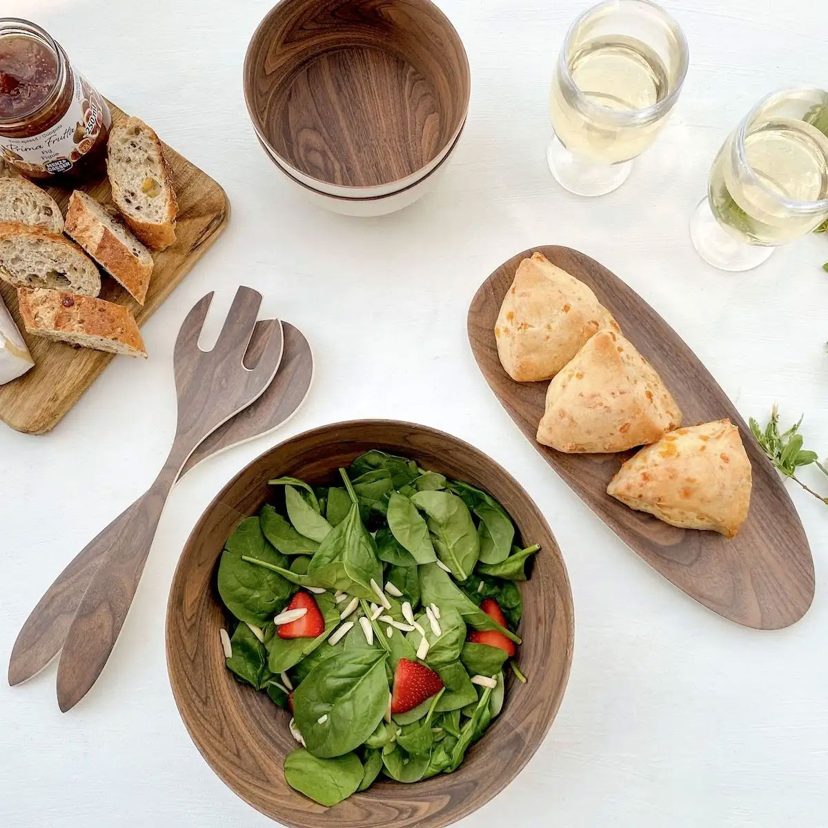 plat en bois fibre de bambou