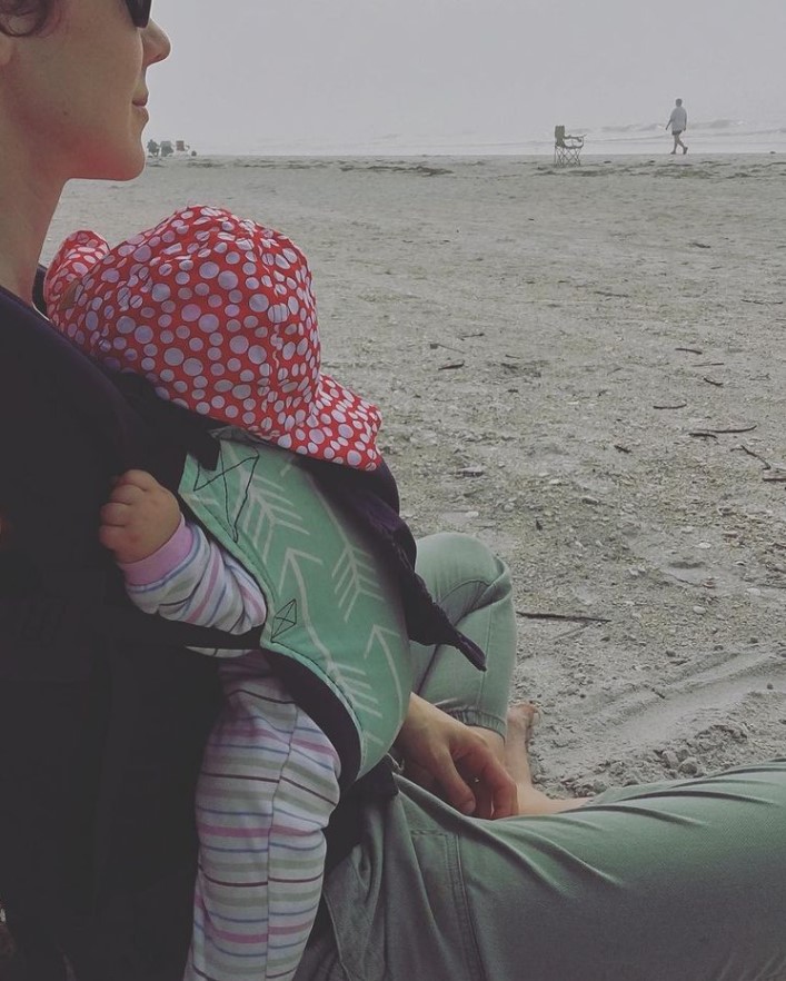 Jessica Bessette voyage avec jeunes enfants plage