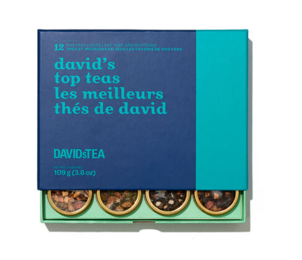 Ensemble de 12 thés de David's Tea