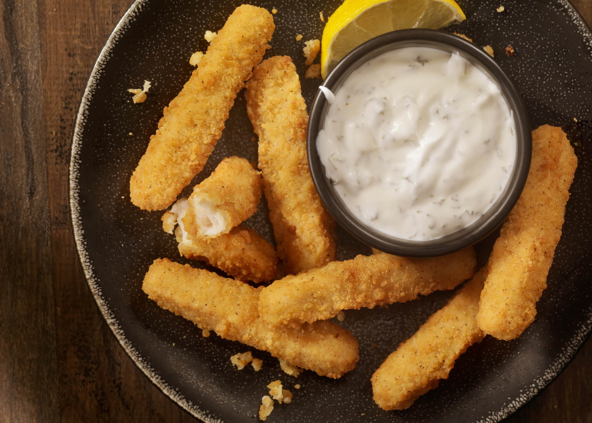 All White Meat Chicken Fries with Ranch Dip - Photographed on Hasselblad H3D2-39mb Camera