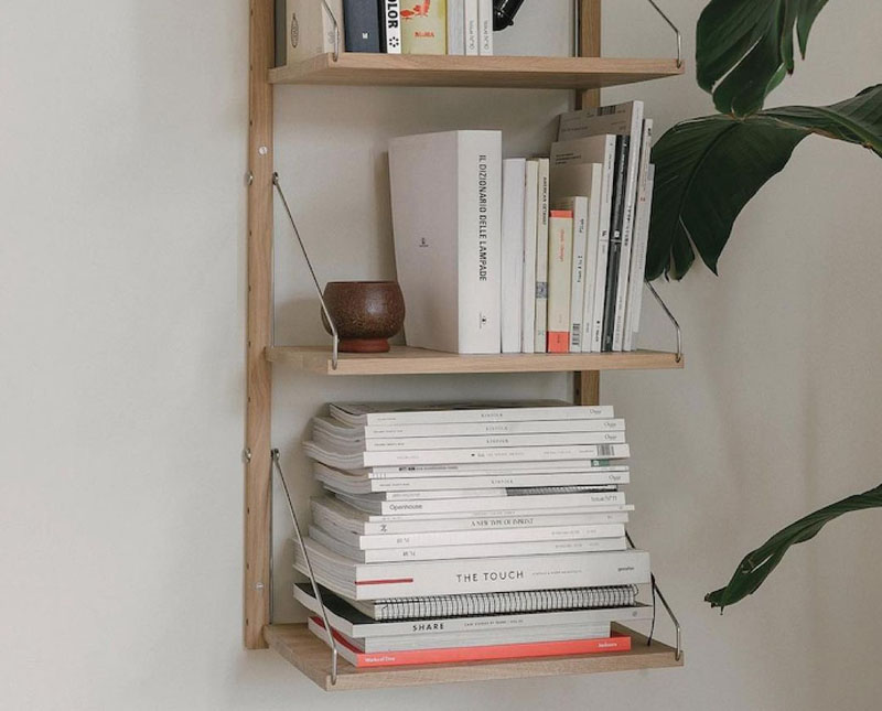 Zone étagère livres