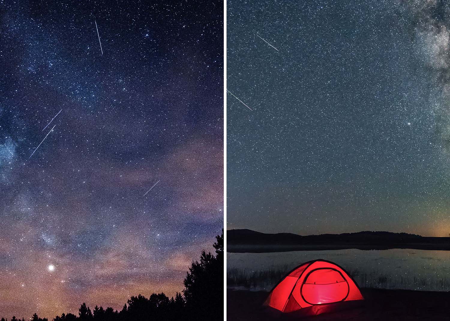 Amazing meteor showers in July and August