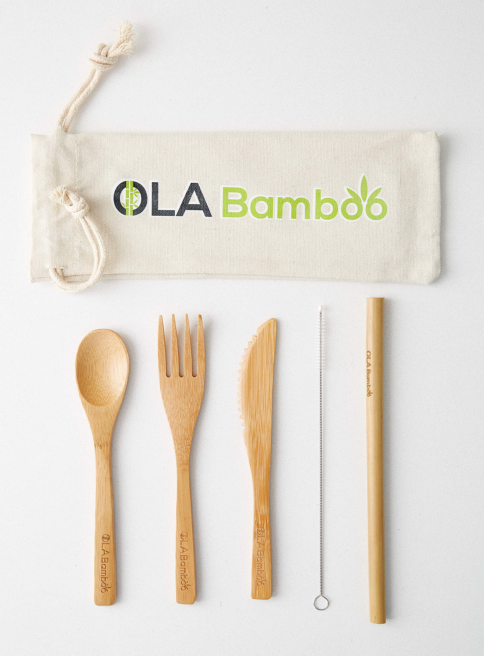  Les ustensiles réutilisables bambou écolo