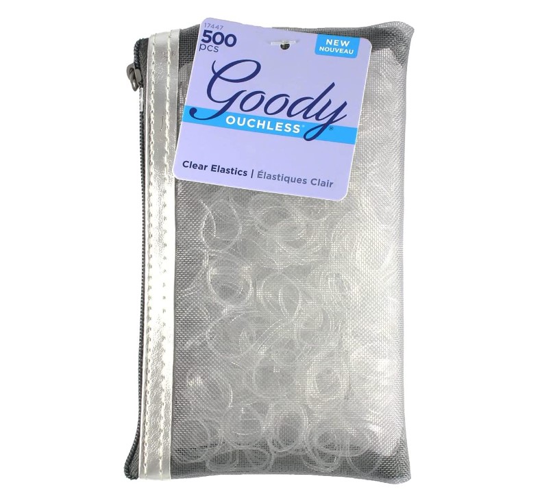 500 élastiques transparents de Goody
