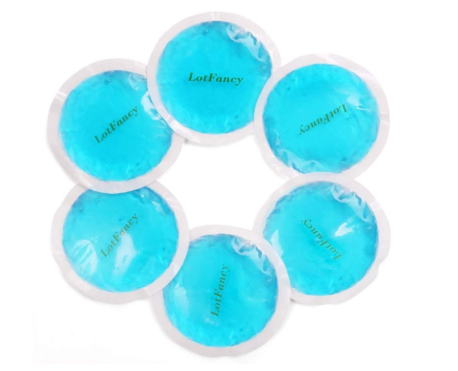 Lot de 6 sachets en gel rafraichissants