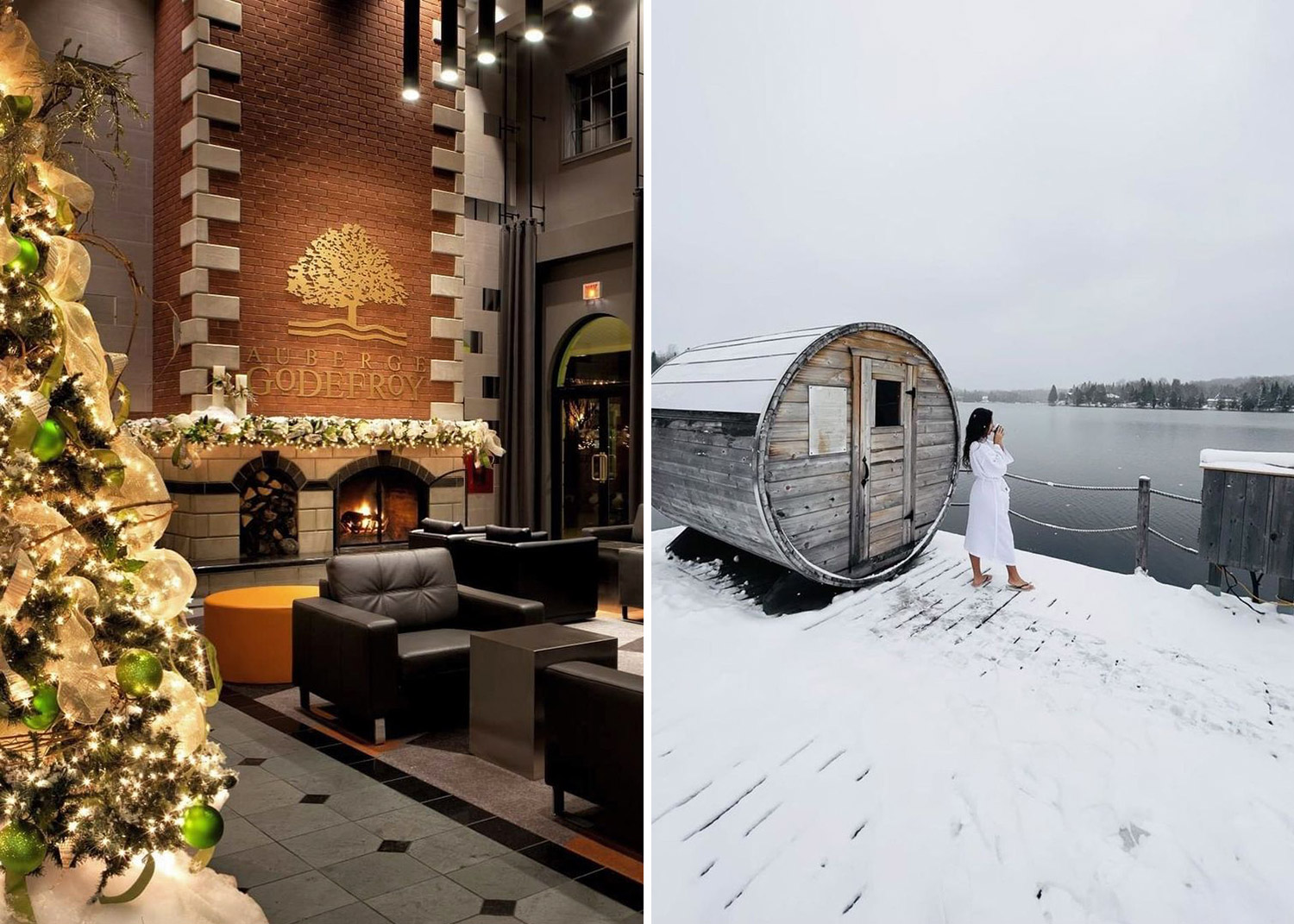 14 hôtels et spas du Québec qui proposent des forfaits des Fêtes magiques