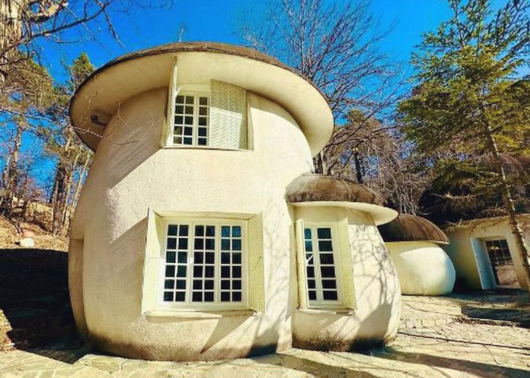 Cette maison champignon est à vendre et c'est votre chance de vivre la vie de Schtroumpf!