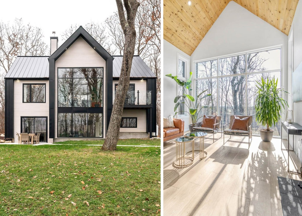 Cette maison à la fenestration incroyable vient d'atterrir sur le marché