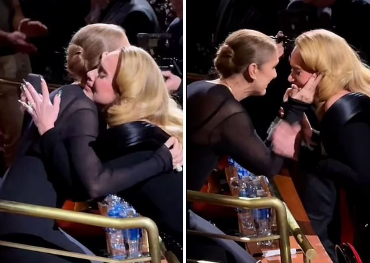 Adele en larmes en voyant Céline Dion dans le public de son concert à Las Vegas