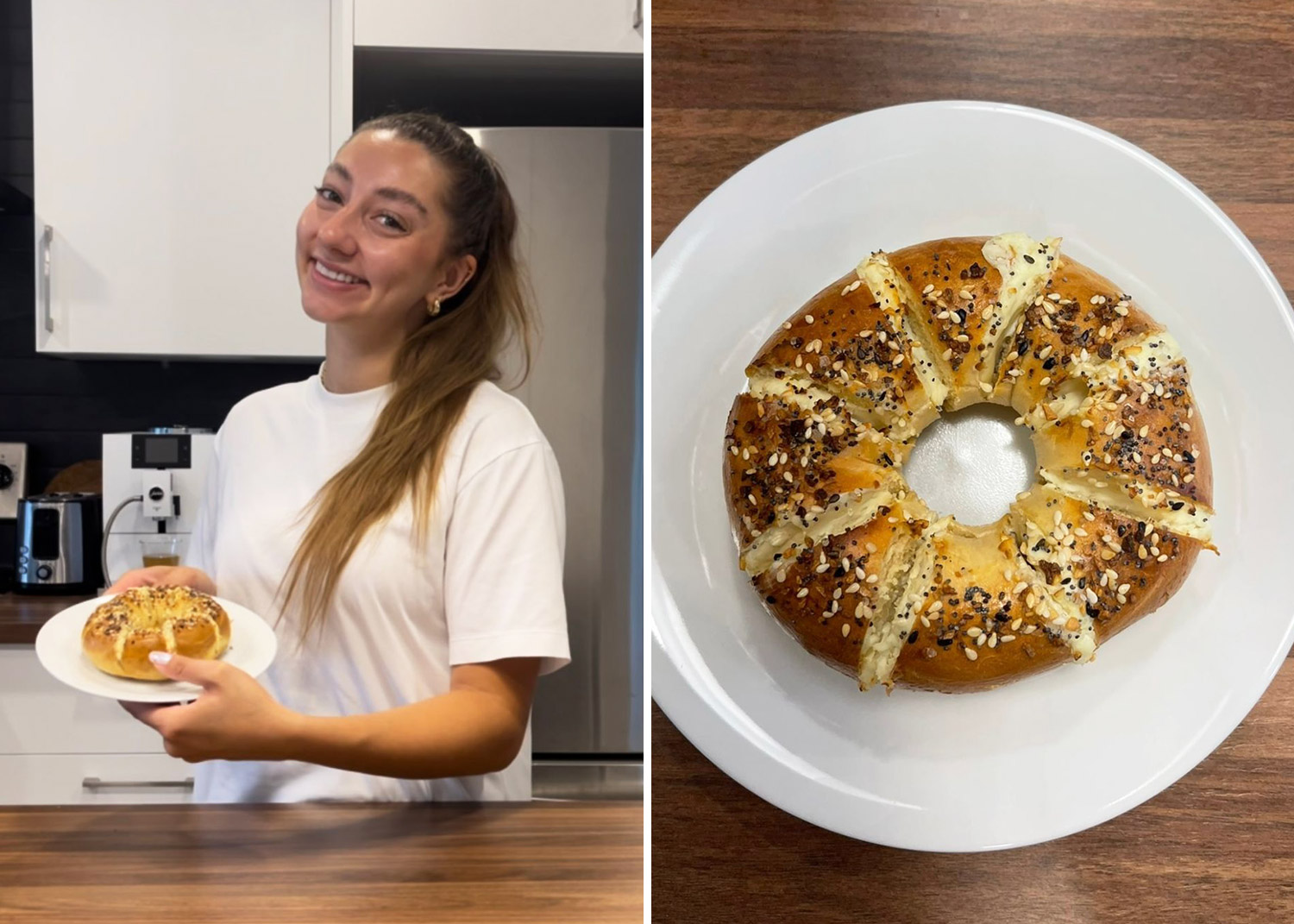 Bagel avec fromage à la crème au air fryer: j'ai testé et je suis déjà accro!