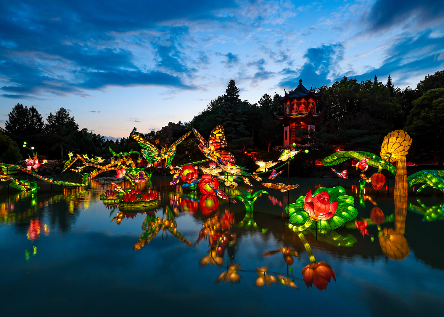 Les lanternes sont de retour au Jardin botanique et ça s'annonce magique