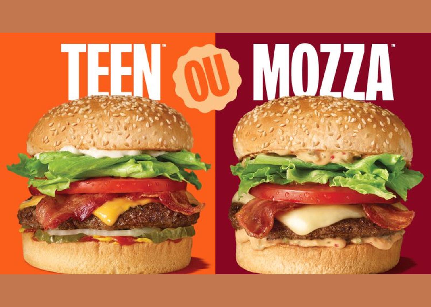 Quel burger A&W êtes-vous : le Teen ou le Mozza?