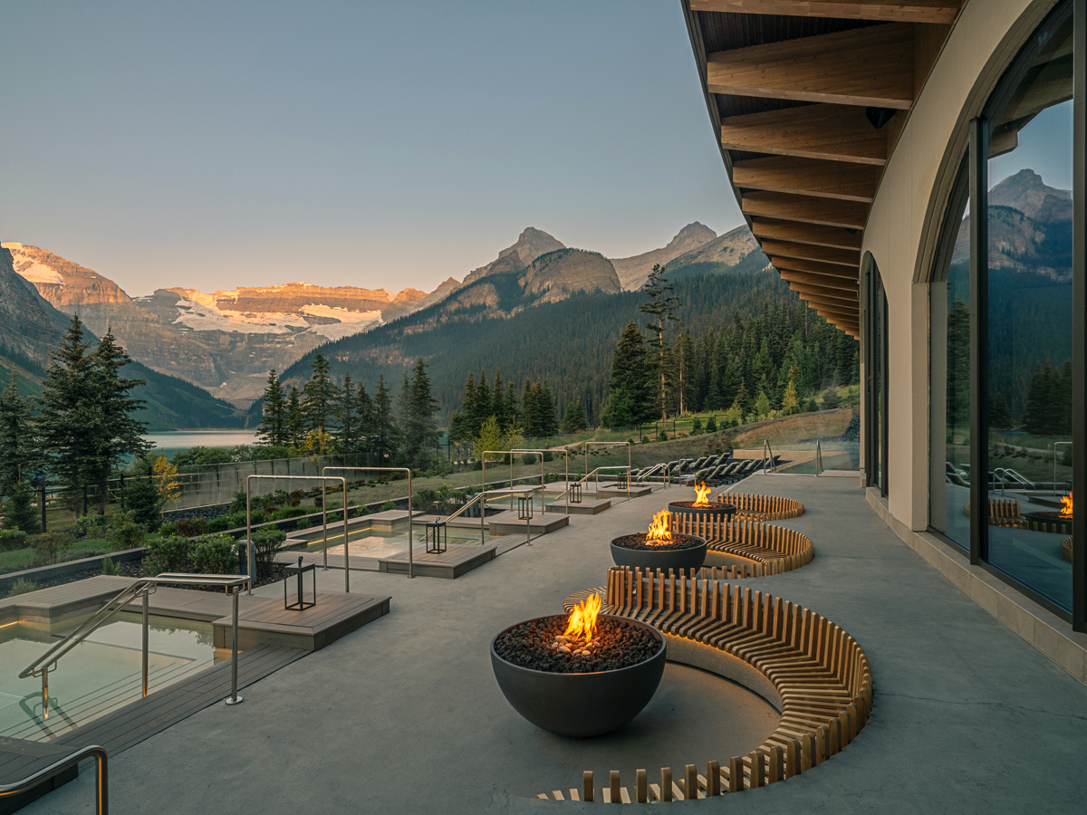 Une expérience thermale au cœur des Rocheuses : découvrez un nouveau spa à Lake Louise