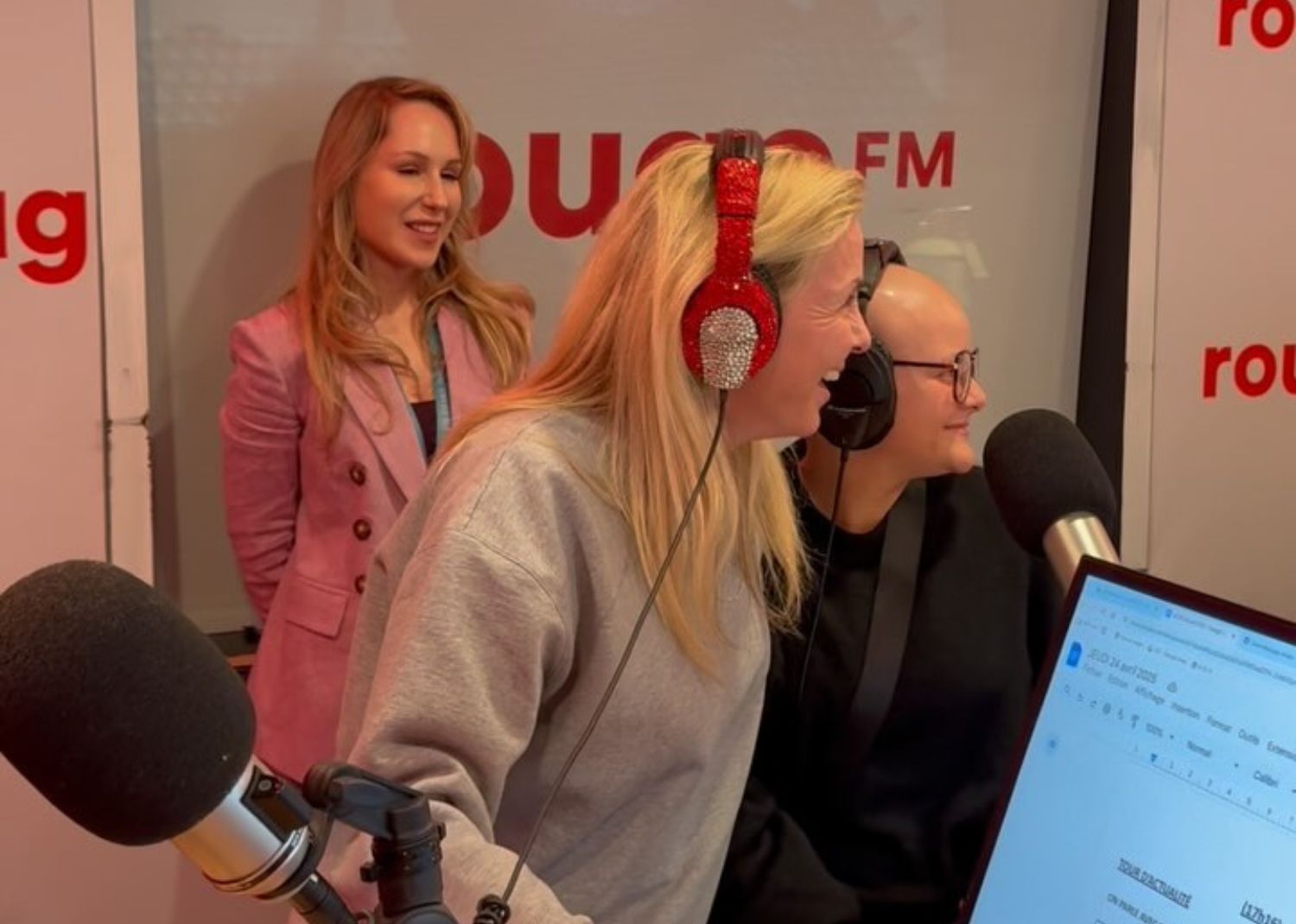 Véronique Cloutier a eu de la grande visite en studio