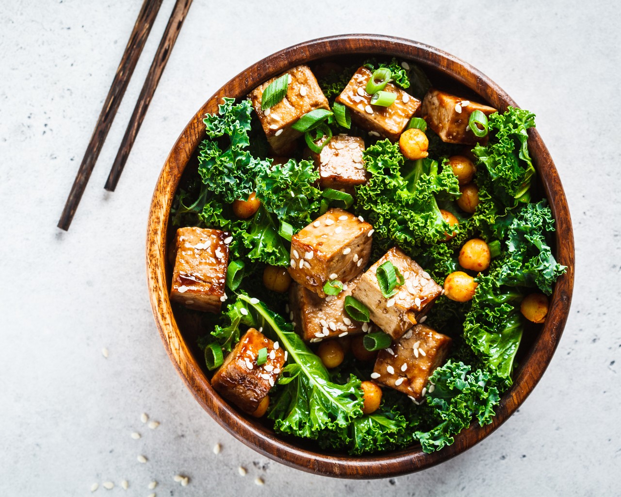 Salade de tofu et brocoli