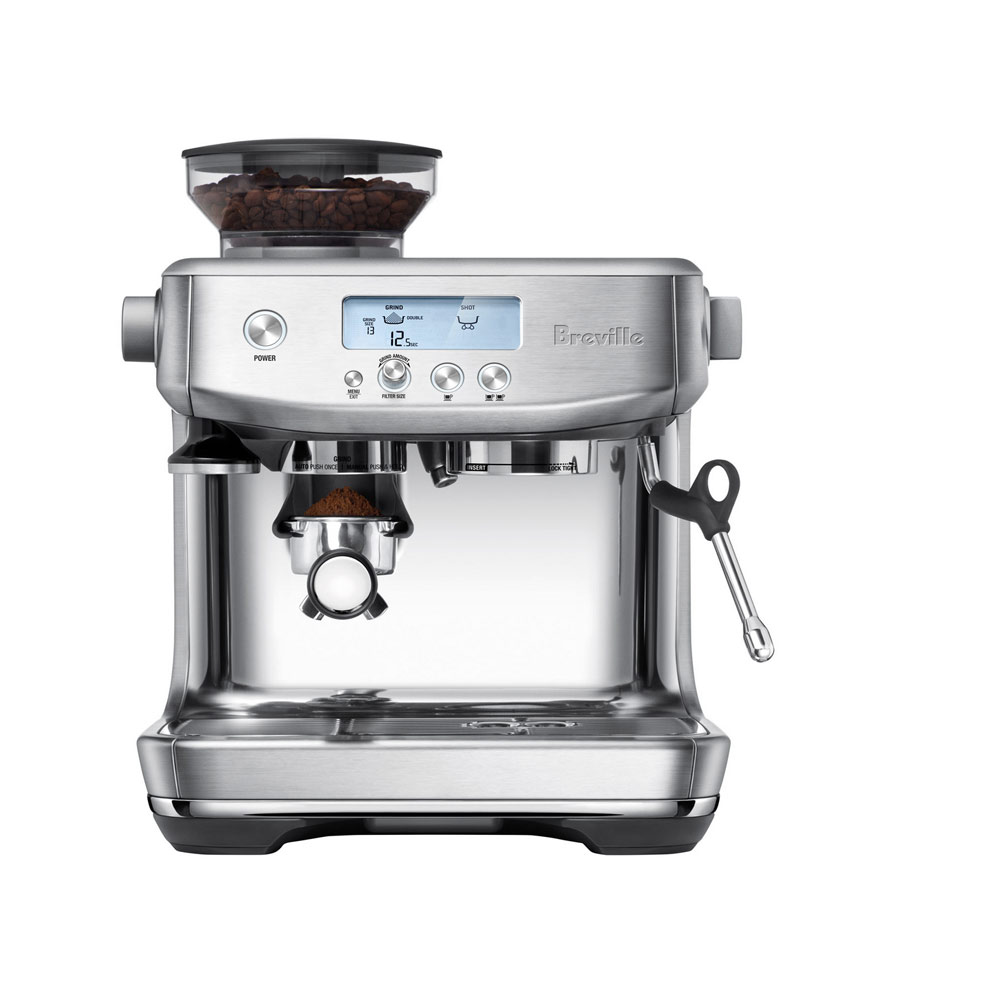 Machine à espresso Barista Pro moussoir à lait et moulin à café Breville