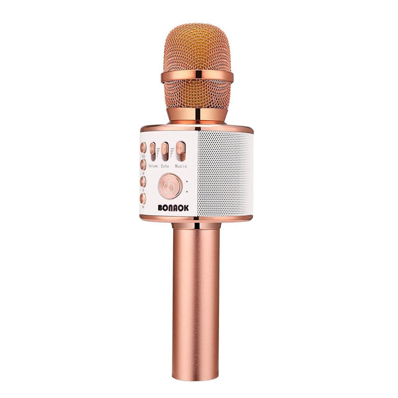 Microphone de karaoke Bluetooth avec haut-parleur pour téléphone intelligent