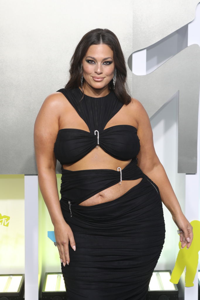 NEWARK, NEW JERSEY - AUGUST 28: 
Ashley Graham
attends the 2022 MTV Video Music Awards at Prudential Center on August 28, 2022 in Newark, New Jersey. (Photo by Udo Salters/Patrick McMullan via Getty Images)