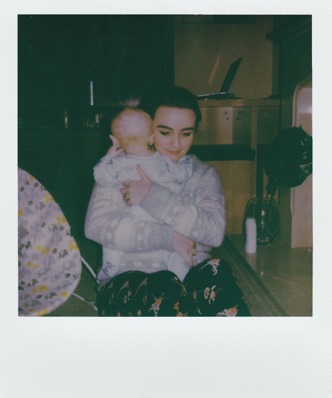 Polaroid d'une mère et sa fille