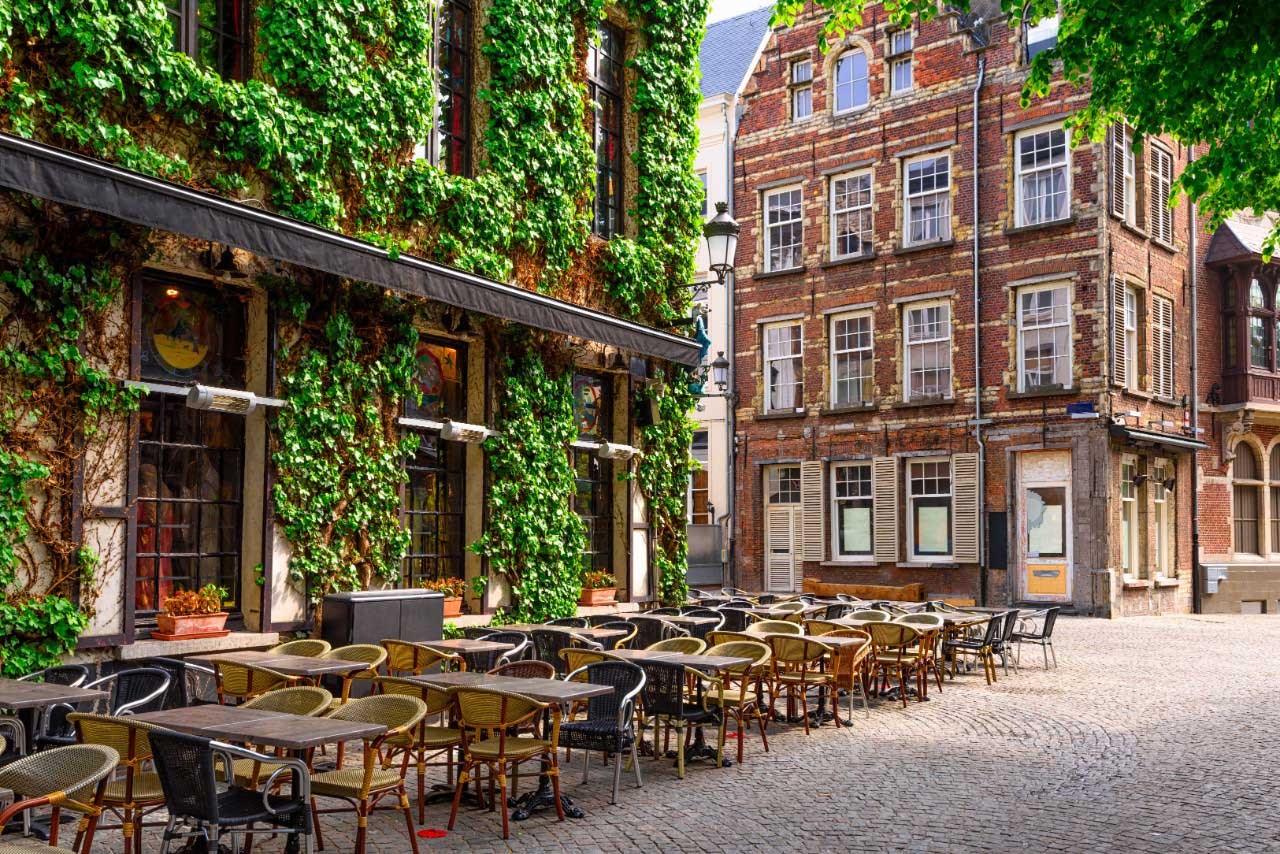 Vieille rue du centre historique d'Anvers