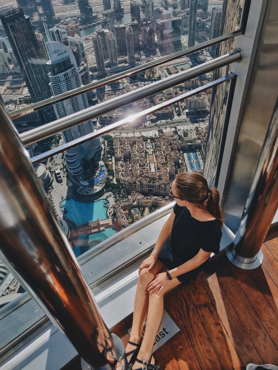Vue depuis la tour Burj Khalifa