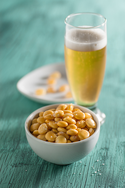 Lupini beans, aka TremoÃ§os, Altramuz, Tirmis, etc; are a popular snack throughout the  Mediterranean basin and Latin America. They are high in fiber and protein, and are commonly served with beer in cafes and bars.