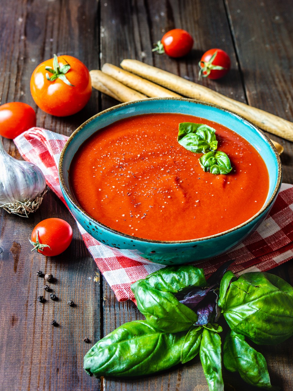 Soupe aux tomates