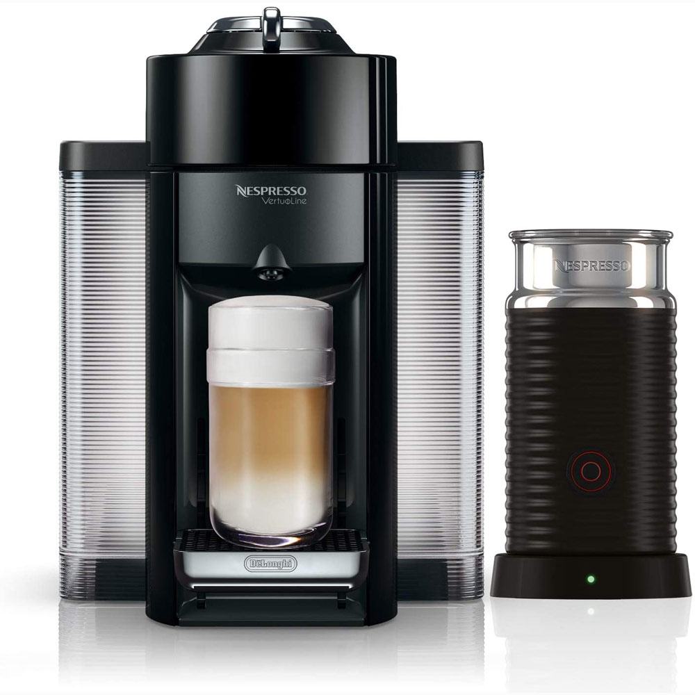 Machine à café Nespresso Vertuo avec mousseur à lait Aeroccino