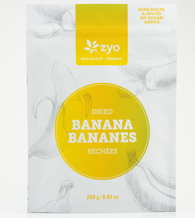 Bananes déshydratées biologiques  