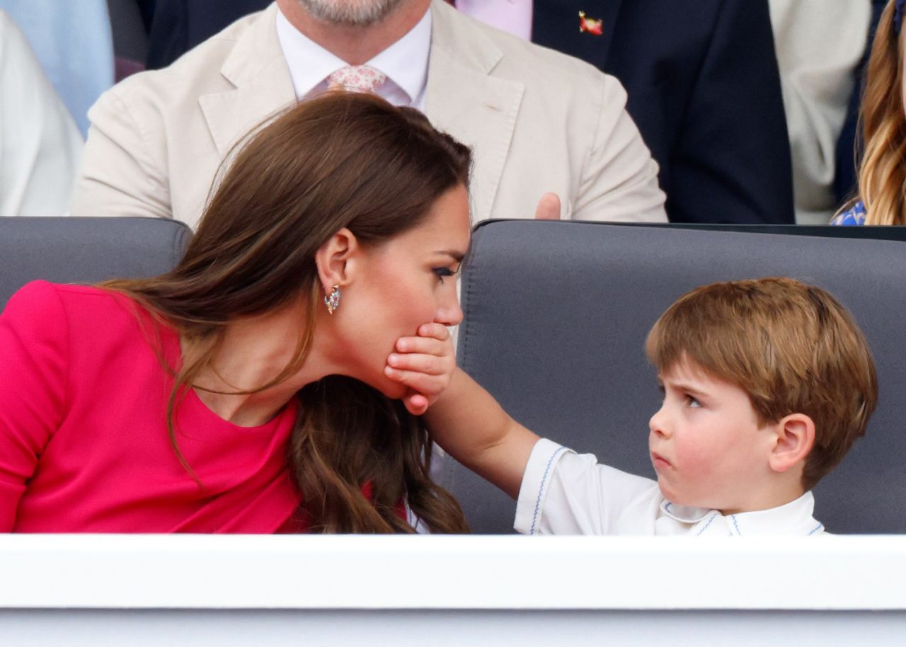 Le prince Louis et Kate Middleton