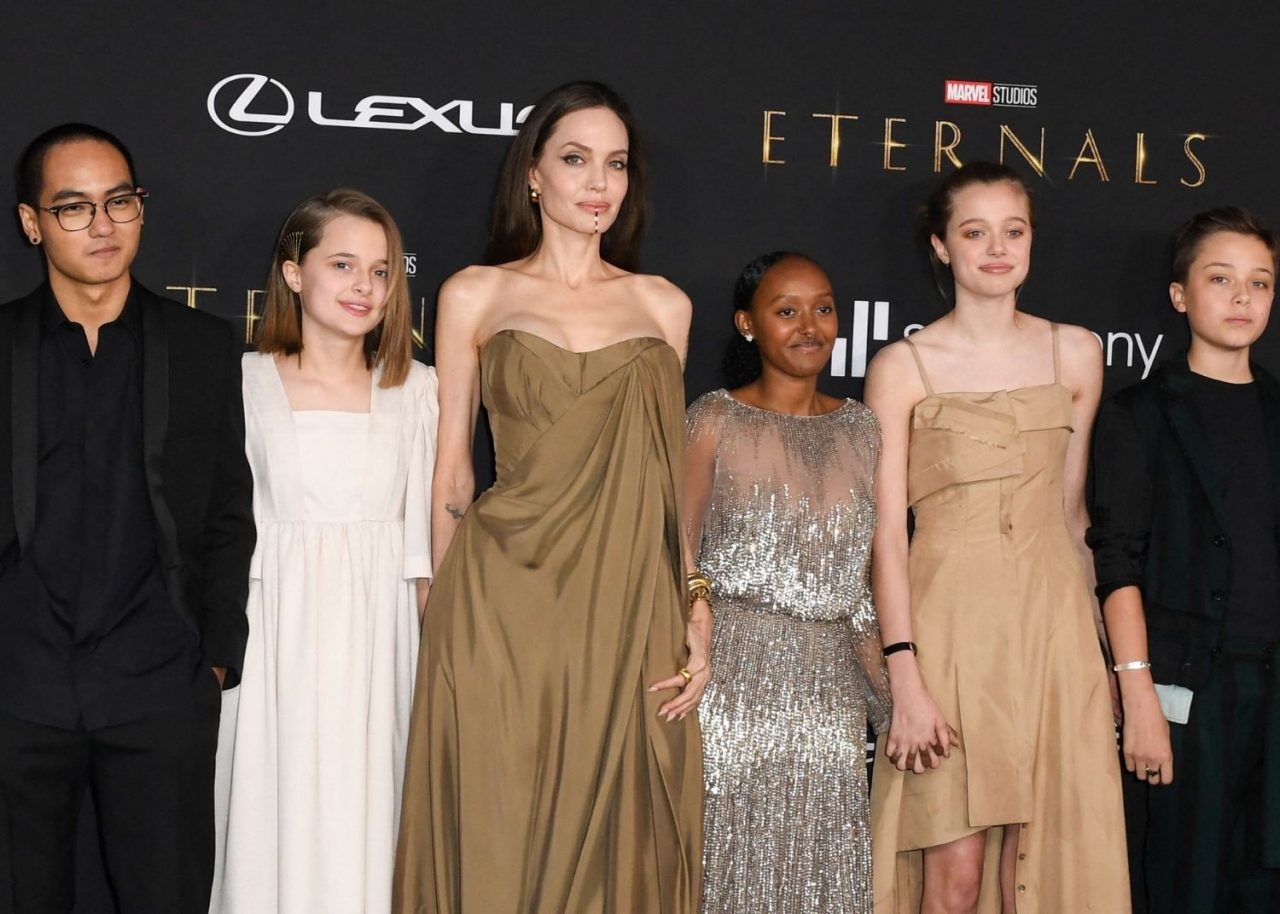 Angelina Jolie et ses enfants