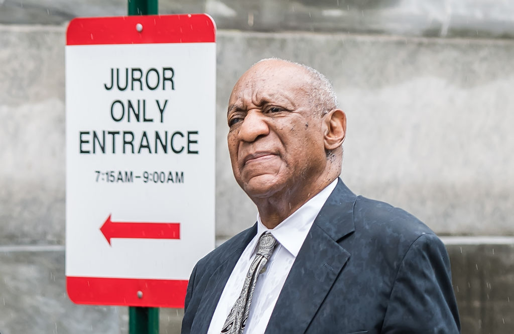 NORRISTOWN, PA - JUNE 17:  Actor Bill Cosby is seen leaving Montgomery County Courthouse after the sexual assault case was declared a mistrial for manifest necessity on June 17, 2017 in Norristown, Pennsylvania.  (Photo by Gilbert Carrasquillo/WireImage)