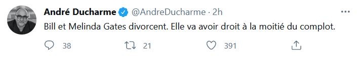 Tweet André Ducharme