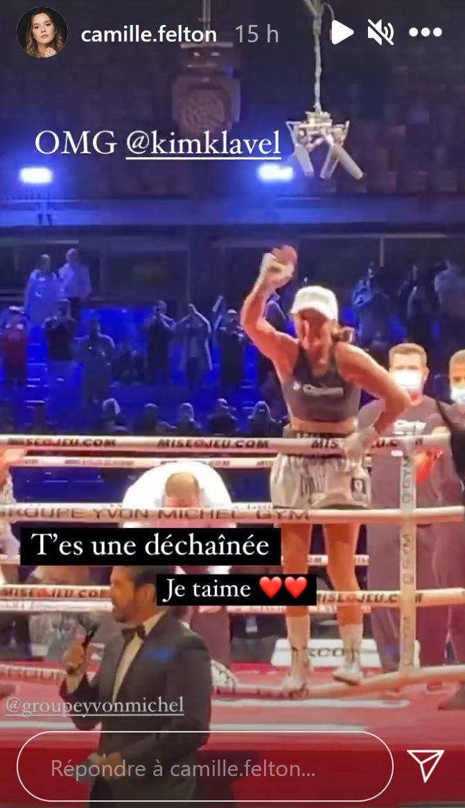 Boxe: Victoire pour Kim Clavel devant ses amis de Big Brother Célébrités!