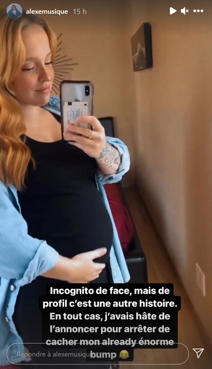 La chanteuse Alexe est enceinte et dévoile de magnifiques photos de son baby bump