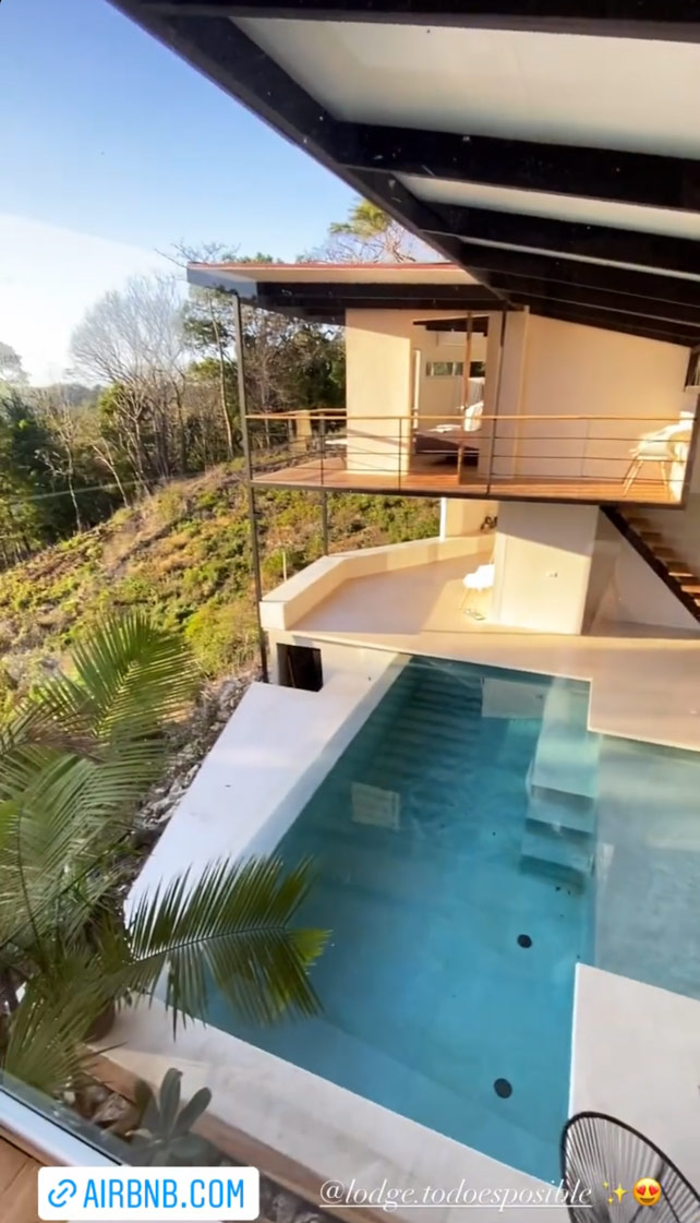 Clodelle et Alex Yelle partagent des photos de leur villa de rêve au Costa Rica
