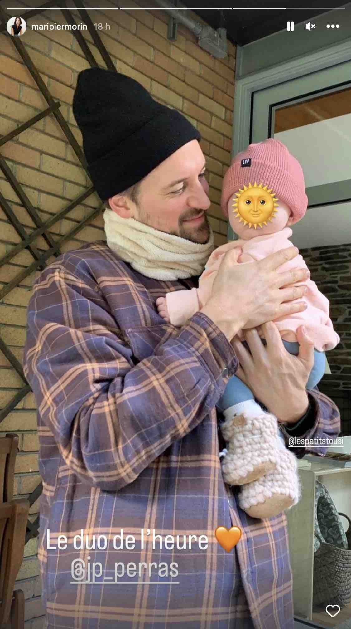 Photo JeanPhilippe Perras et sa fille font une sortie d'automne et on