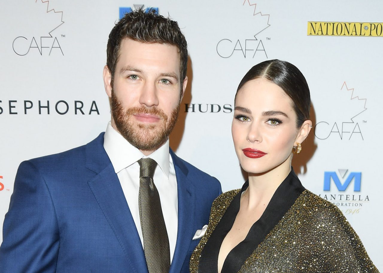TORONTO, ONTARIO - APRIL 15:  Brandon Prust and Maripier Morin attend the 3rd Annual Canadian Arts And Fashion Awards held at the Fairmont Royal York Hotel on April, 2016 in Toronto, Canada.  (Photo by George Pimentel/WireImage)