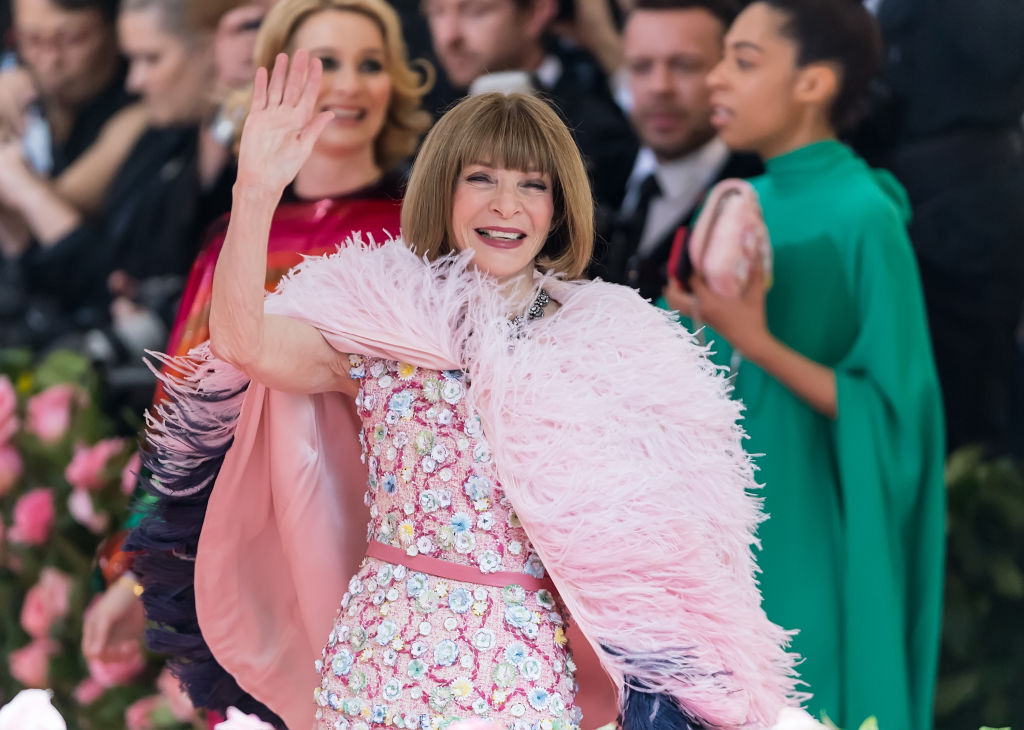 NEW YORK, NY - MAY 06:  Editor-in-chief of Vogue Anna Wintour is seen arriving to the 2019 Met Gala Celebrating Camp: Notes on Fashion at The Metropolitan Museum of Art on May 6, 2019 in New York City.  (Photo by Gilbert Carrasquillo/GC Images)
