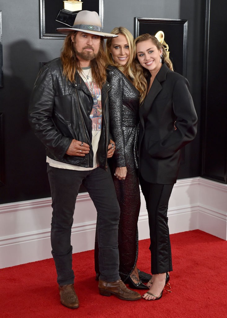 Miley Cyrus et ses parents