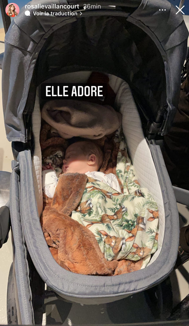 Rosalie Vaillancourt nous fait craquer avec les nouvelles photos de son bébé!